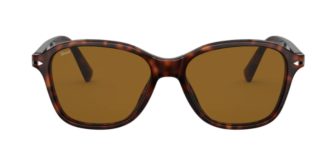 Persol 0PO 3244S Havana/Brown 24/33 Square Unisex Sunglasses