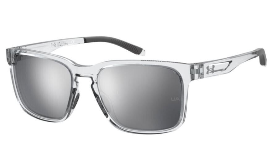 Under Armour UA Assist 2 0900/DC Crystal/Silver Mirrored Men's Sunglasses
