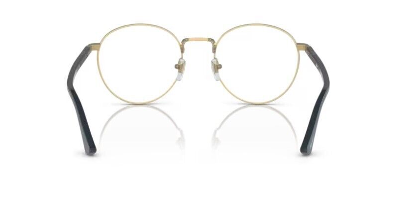 Persol 0PO1008V 515 Gold/Dusty Blue Round Unisex Eyeglasses