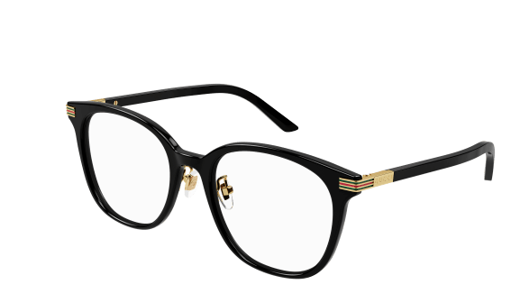 Gucci GG1453OK 001 Black Cat Eye Women's Eyeglasses