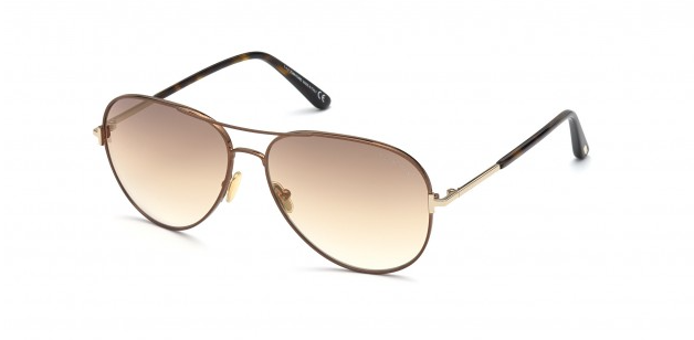Tom Ford FT 0823 Clark 48G Brown/Brown Gradient Unisex Sunglasses