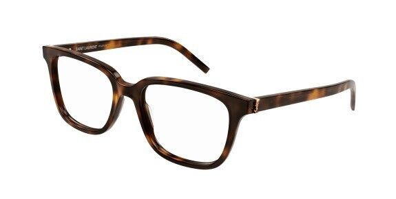 Saint Laurent SL M 110/F 002 Havana Square Women's Eyeglasses