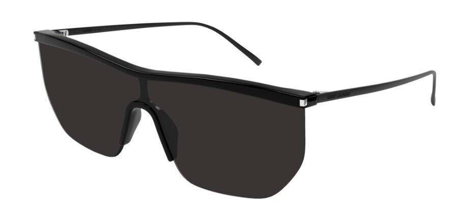 Saint Laurent SL519 MASK 001 Black/Black Metal Pilot Women's Sunglasses