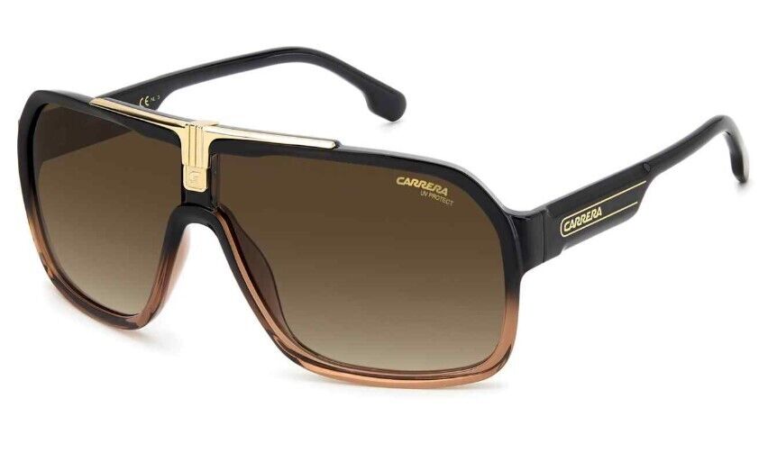 Carrera 1014/S 0R60/HA Black/Brown Gradient Men's Sunglasses