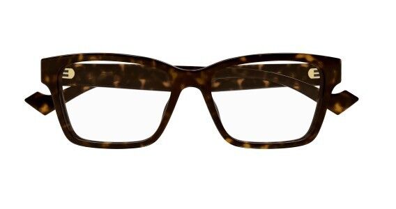 Gucci GG1476OK 002 Havana Square Women Eyeglasses