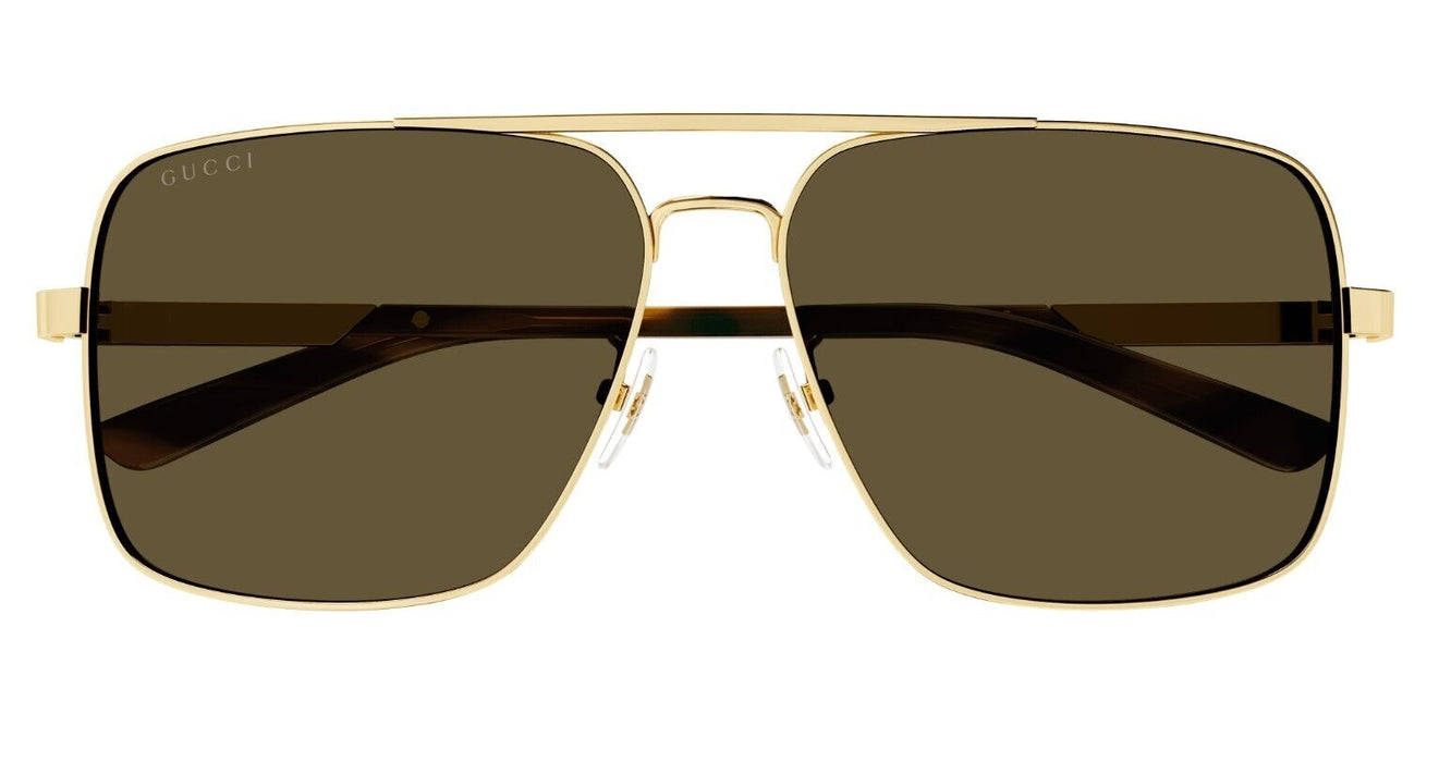 Gucci GG1289S 002 Gold/Brown Caravan Men's Sunglasses