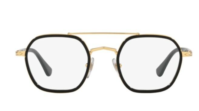 Persol 0PO2480V 1097 Black/ Gold Irregular Unisex Eyeglasses