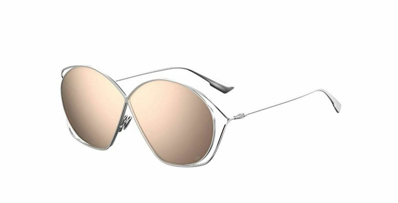 New Christian Dior Stellaire 2 010/SQ Palladium/Grey Pink Sunglasses