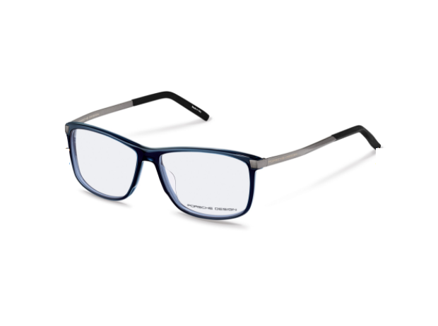 Porsche Design P 8319 C Dark Blue Transparent Unisex Eyeglasses