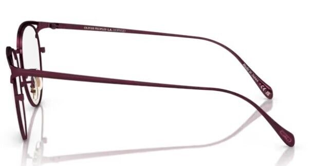 Oliver Peoples0OV1319T Aviara 5325 Brushed burgundy Butterfly Women's Eyeglasses