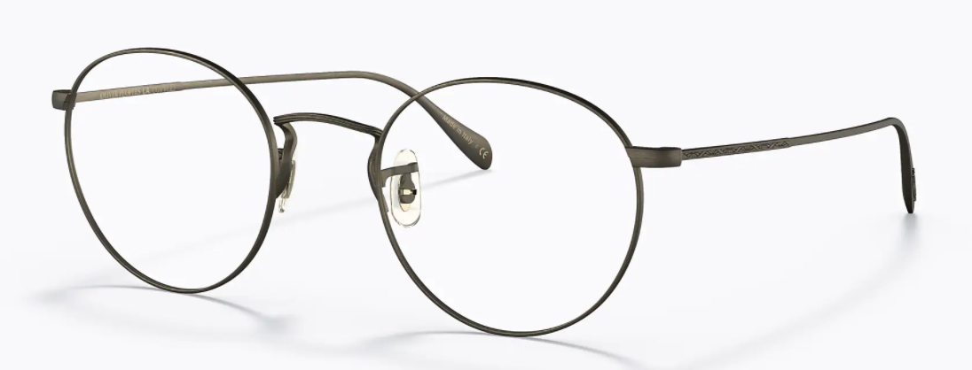Oliver Peoples 0OV1186 5318 Metal Antique Brown Phantos Round Unisex Eyeglasses