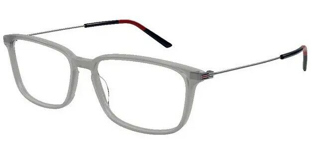 Gucci GG 1056OA-003 Silver Metal Rectangle Unisex Eyeglasses