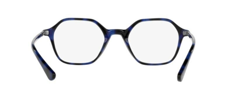 Persol 0PO3254V 1099  Striped Blue/ Black/ Silver Square Unisex Eyeglasses