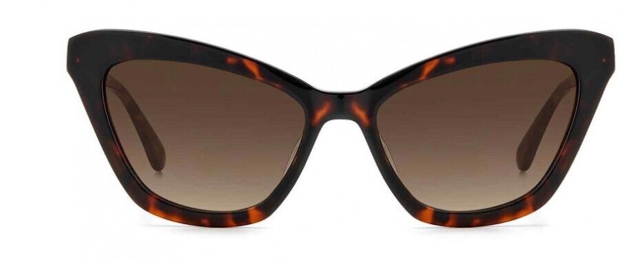 Kate Spade Amelie/G/S 0086/HA Havana/Brown Gradient Cat Eye Women's Sunglasses