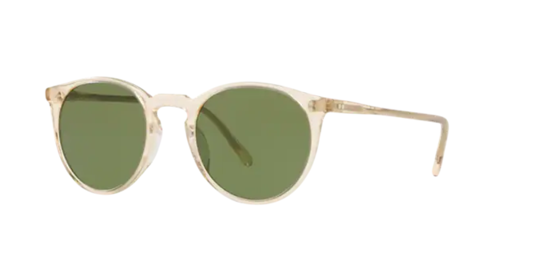 Oliver Peoples 0OV 5183S O'MALLEY 109452 Buff Honey/Green Sunglasses