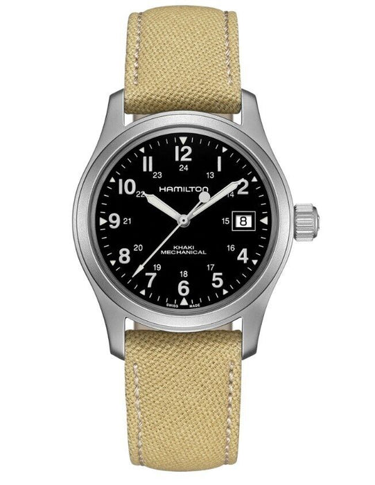 Hamilton Khaki Field Mechanical Black Dial 38mm Men's Watch H69439933