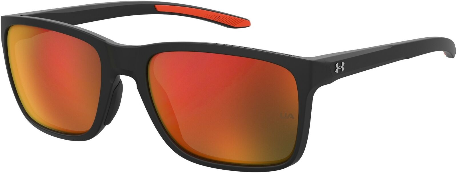 Under Armour Ua 0005/S 0RC2/UZ Black Orange/Red Multi Men's Sunglasses