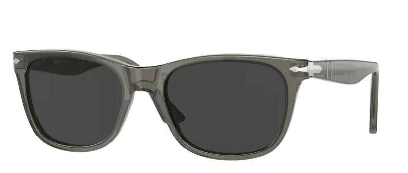 Persol 0PO3291S 110348 Transparent Taupe Grey/ Black Polarized Men's Sunglasses