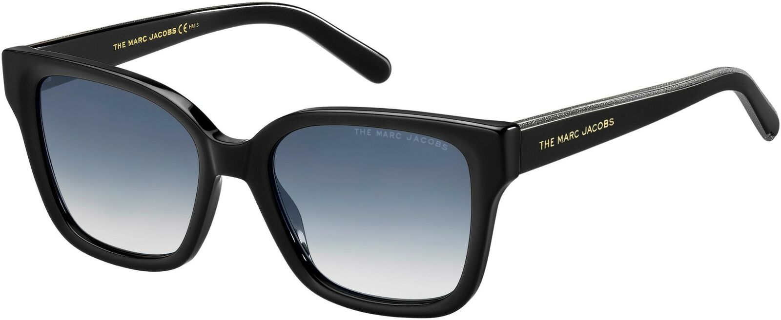 Marc Jacobs Marc 458/S 0807/9O Black/Dark Gray Gradient Sunglasses