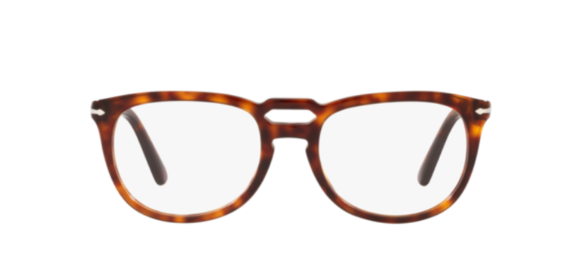 Persol 0PO3278V 24 Brown Havana/ Silver Unisex Eyeglasses