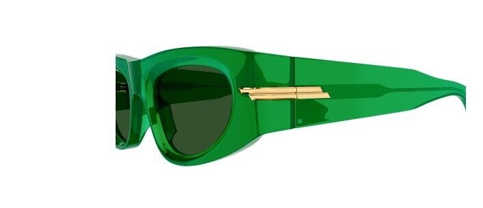 Bottega Veneta BV1144S 004 Green/Green Cat Eye Women's Sunglasses