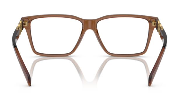 Versace 0VE3335 5028 Brown Rectangle 56mm Women's Eyeglasses