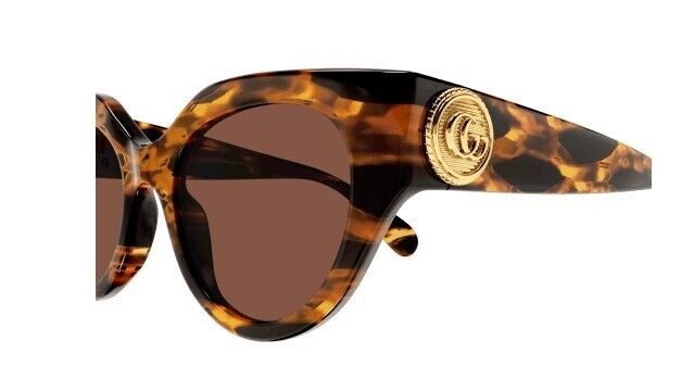 Gucci GG 1408S 002 Havana/Brown Cat Eye Women's Sunglasses
