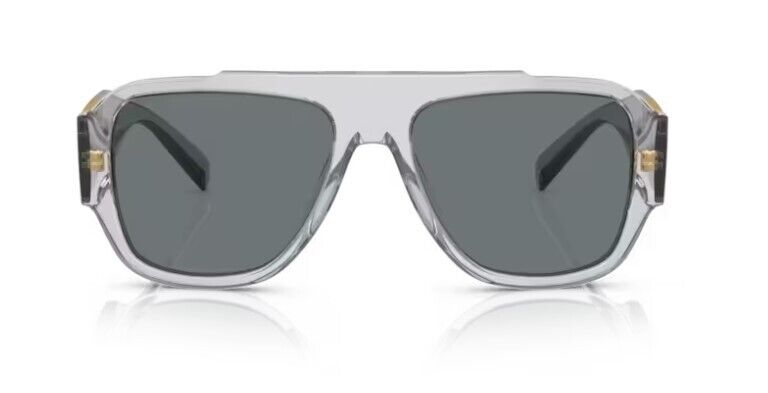 Versace 0VE4436U 530580 Grey/ Dark Blue Soft Rectangle Men's Sunglasses