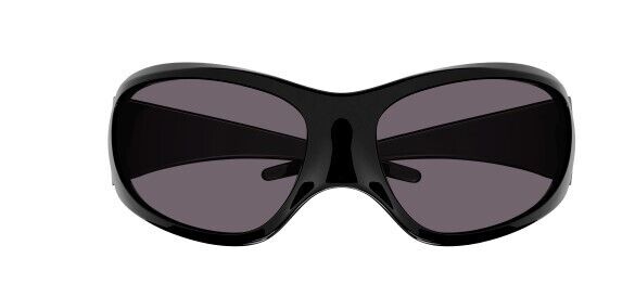 Balenciaga BB0252S 001 Black/Grey Cat-Eye Women's Sunglasses