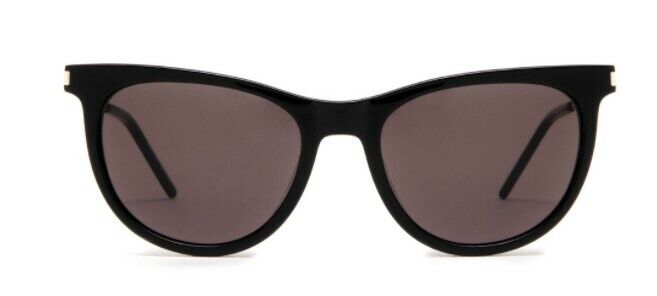 Saint Laurent SL510 001 Black/Black Silver Cat-Eye Women's Sunglasses