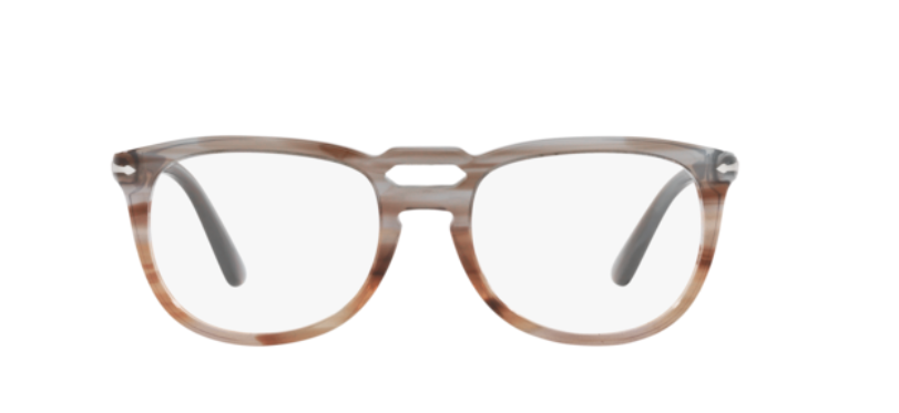 Persol 0PO3278V 1137 St Grey Gradient Brown/ Silver Unisex Eyeglasses