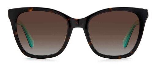 Kate Spade Desi/S 0086/LA Havana/Brown Gradient Polarized Cat-Eye Sunglasses