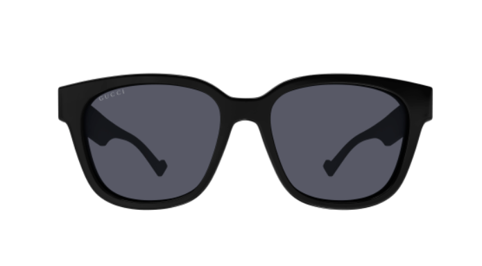 Gucci GG1430SK 001 Black/Grey Square Men's Sunglasses