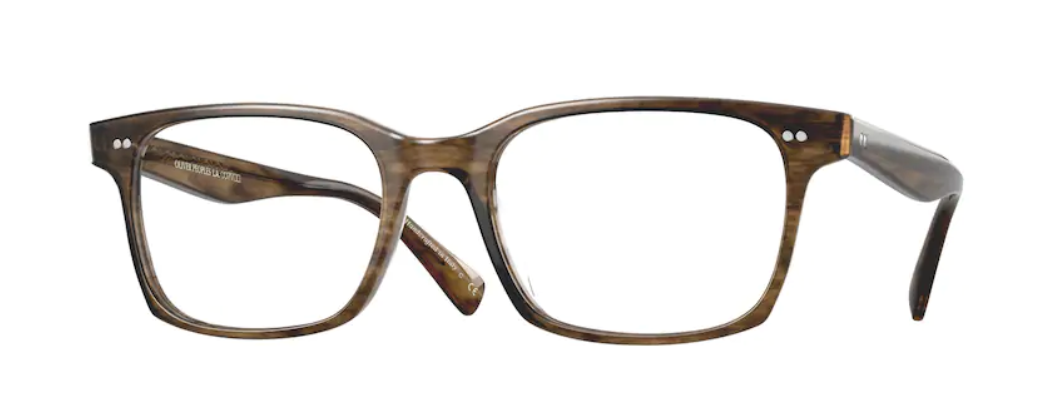 Oliver Peoples 0OV 5446U NISEN 1689 Sepia Smoke Rectangle Eyeglasses