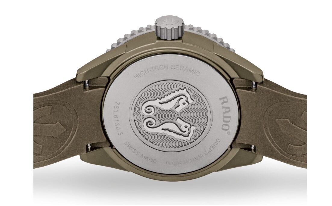 Rado Captain Cook High-Tech Ceramic Diver Olive Green Dial Men's Watch R32130318