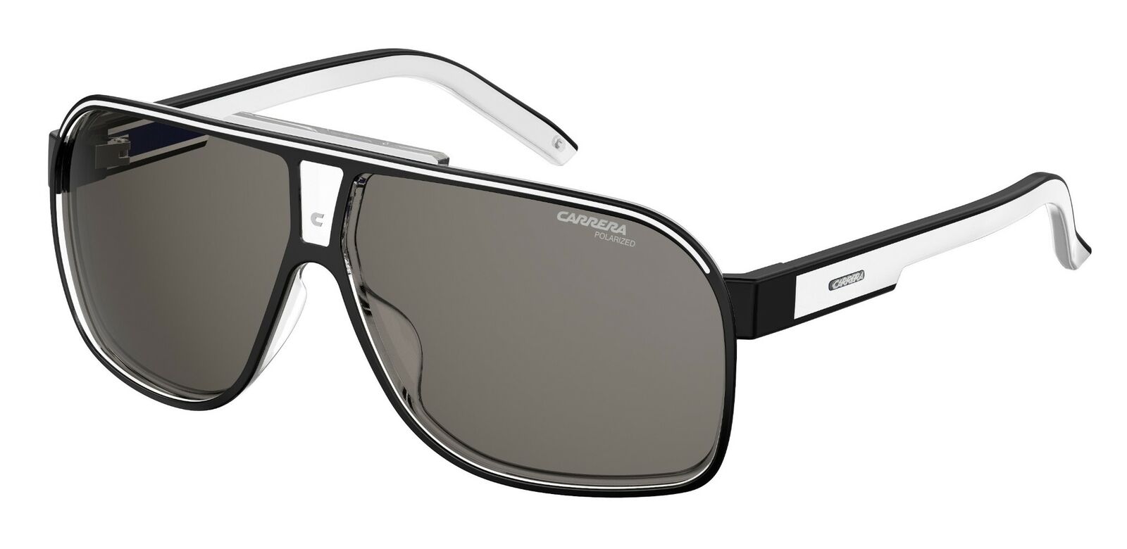 Carrera Grand Prix 2/S 07C5/M9 Black Crystal/Gray Polarized Sunglasses