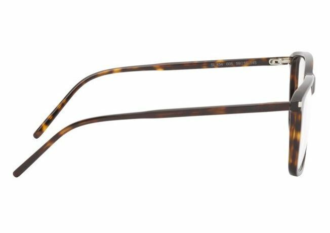 Saint Laurent SL 454 002 Havana Rectangle Men's Eyeglasses