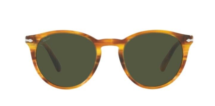 Persol 0PO3152S 115731 Striped Brown/ Green Men's Sunglasses