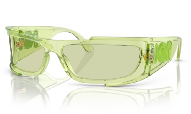 Versace VE4446 541471 Green Rectangular Men's Sunglasses