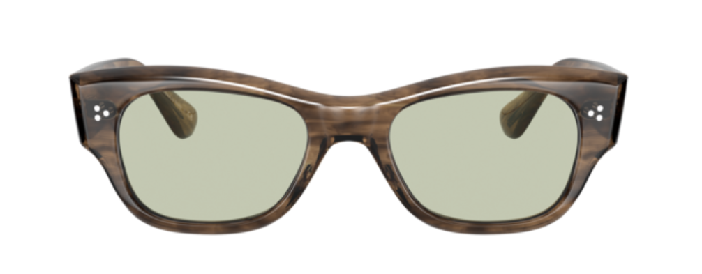 Oliver Peoples 0OV 5435D STANFIELD 1689 Sepia Smoke/Green Sunglasses
