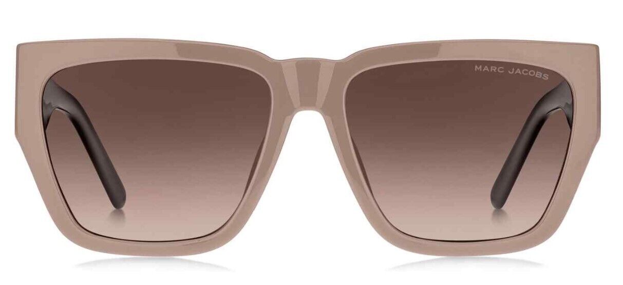 Marc Jacobs MARC-646/S 0690/HA Beige/Brown Gradient Rectangular Sunglasses