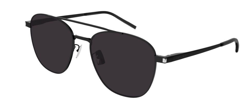 Saint Laurent SL531 009 Black/Black Caravan Metal Unisex Sunglasses