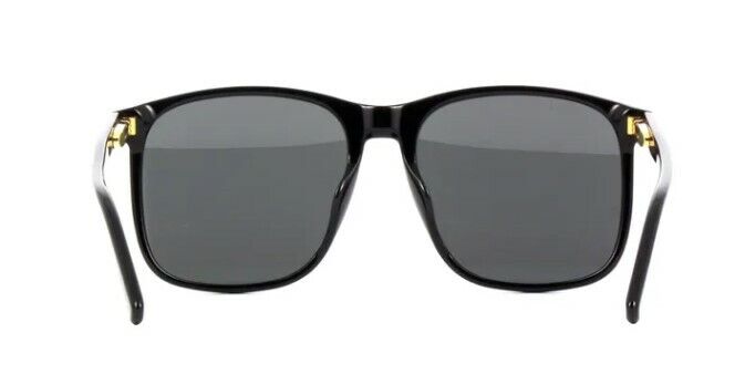 Gucci GG 1041S-001 Black/Gray square Unisex Sunglasses