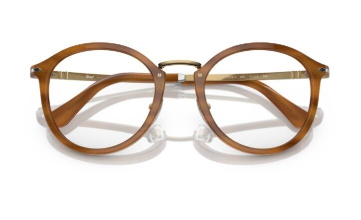 Persol 0PO3309V Vico 960 Striped brown Round Unisex Eyeglasses