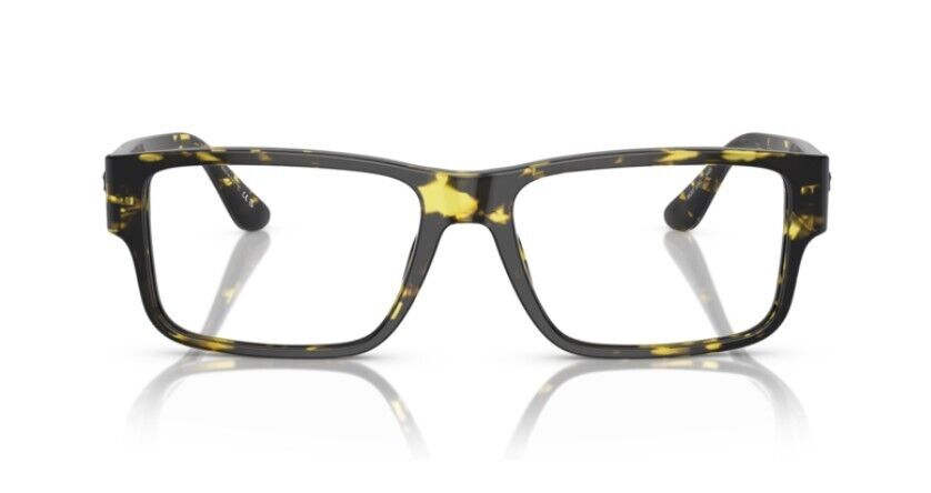Versace 0VE3342 5428 Havana/Clear Rectangle 57mm Men's Eyeglasses