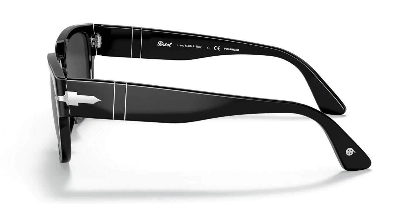 Persol 0PO 3231S 95/48 Black Polarized Men's Sunglasses