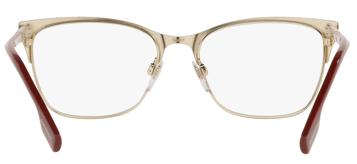 Burberry BE1362 1292 Gold Cat-Eye Women's Eyeglasses