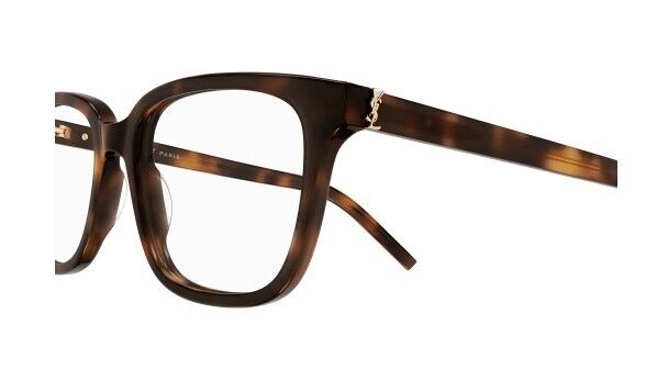 Saint Laurent SL M 110/F 002 Havana Square Women's Eyeglasses