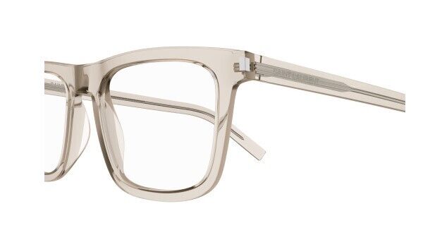 Saint Laurent SL 547 SLIM OPT 008 Beige Rectangular Men's Eyeglasses
