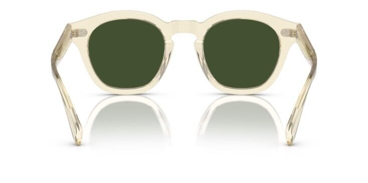 Oliver Peoples 0OV5382SU Boudreau L.A 109471 Buff/Dark Green Unisex Sunglasses